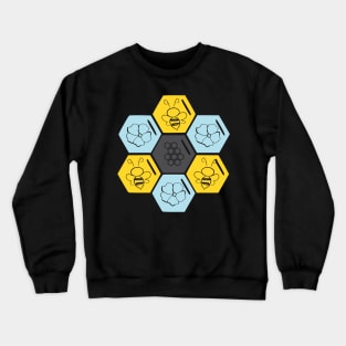 Cute Colorful Bee Hive for Kids A-6 Crewneck Sweatshirt